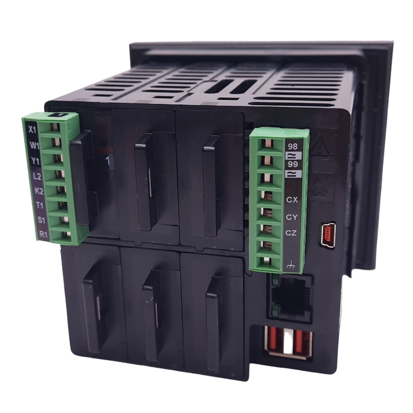 Used Watlow F4T1A5AAA1D1AAA Process Controller Panel, 4.3" Touchscreen, 24V, 1/4 DIN