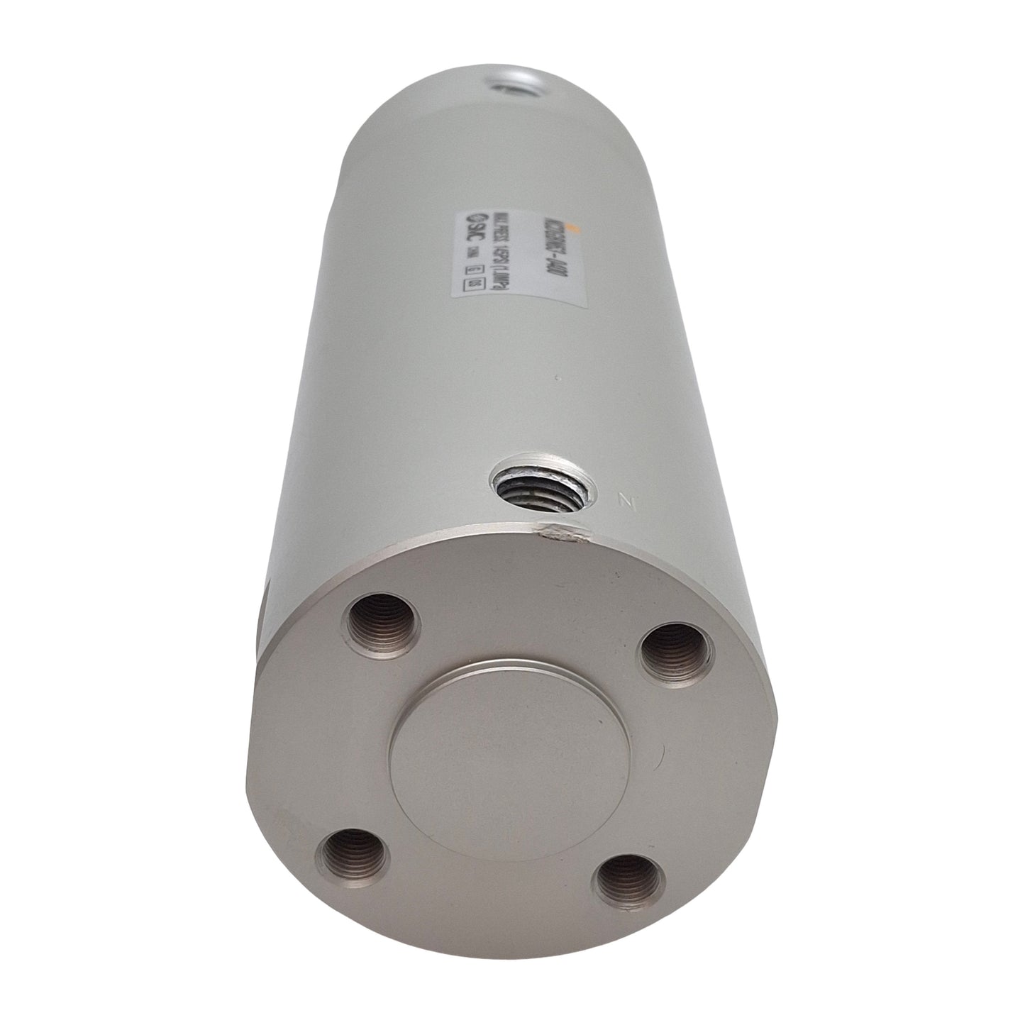 Used SMC NCDGBN63-0400 Pneumatic Cylinder, ø2-1/2in Bore, 4in Stroke, 145PSI, 1/4NPT