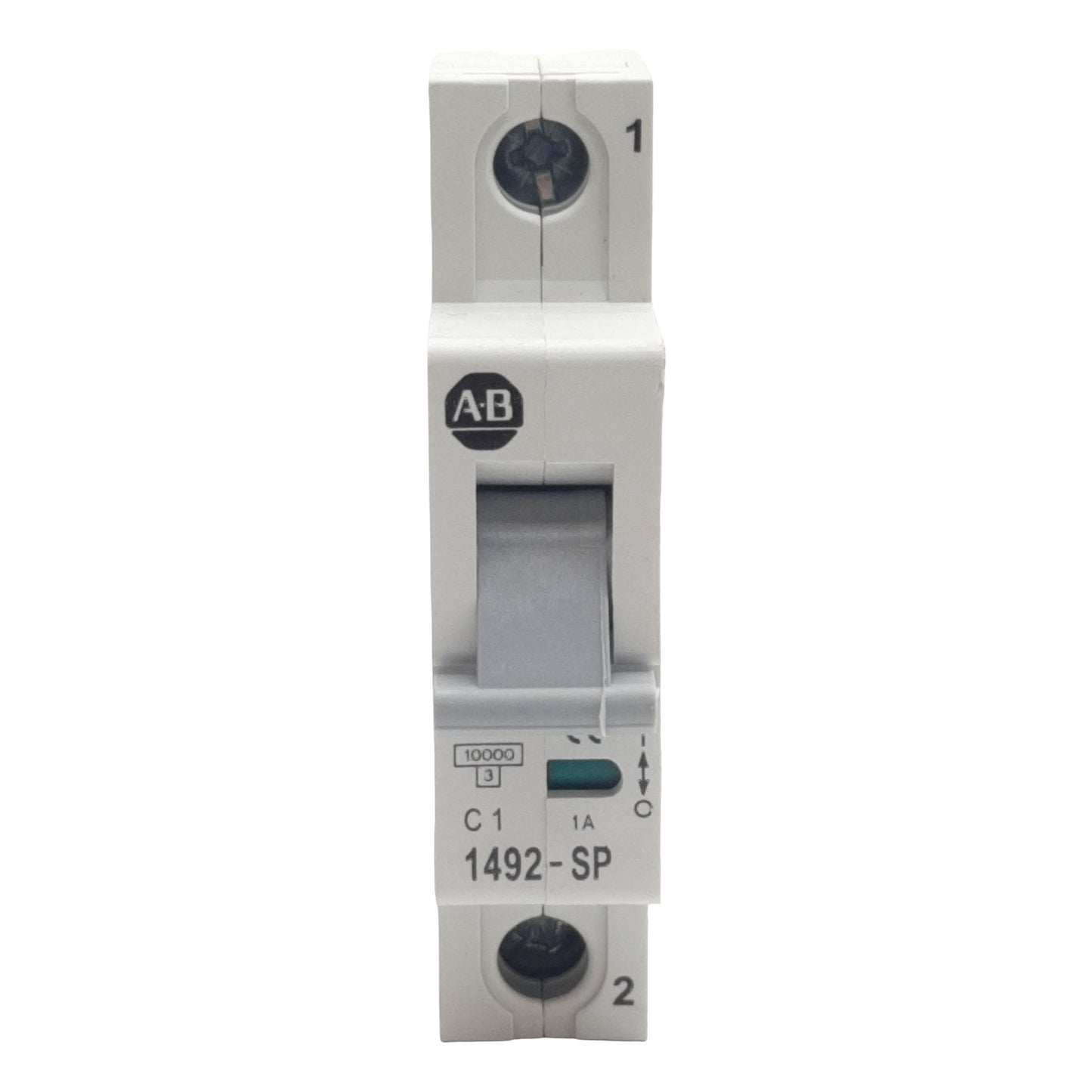 Used Lot of 2 Allen Bradley 1492-SP1C010 Circuit Breaker, 1-Pole, 1A 240/415VAC