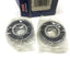 New Lot of 2 NSK 6203-625VVC3 Deep Groove Ball Bearings 5/8" Bore, 40mm OD, 12mm W