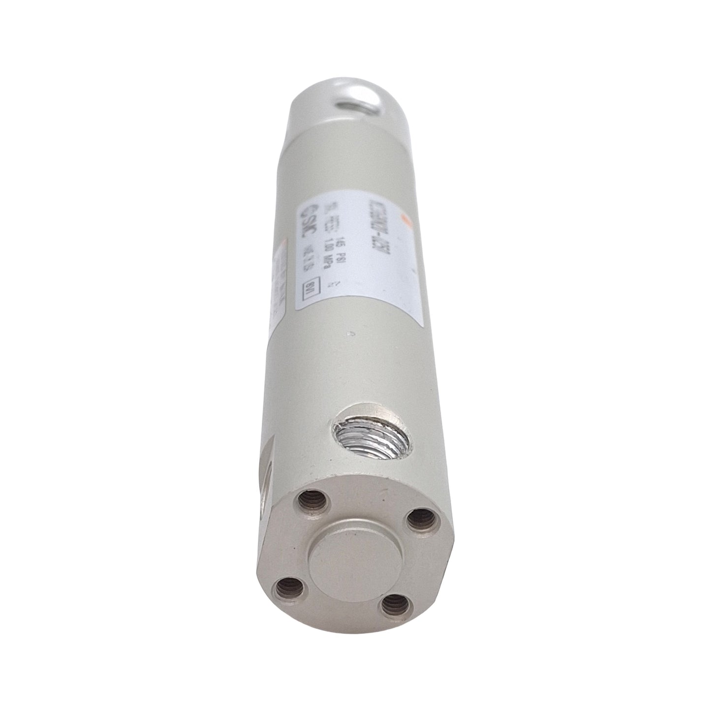 Used SMC NCDGBN20-0250 Pneumatic Cylinder ø3/4in Bore, 2-1/2in Stroke, 145PSI, 1/8NPT
