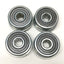 New – Open box Lot of 4 Frantz 2539 Flanged Press Fit Conveyor Bearings for Ø2.5" Tube 5/8" Hex