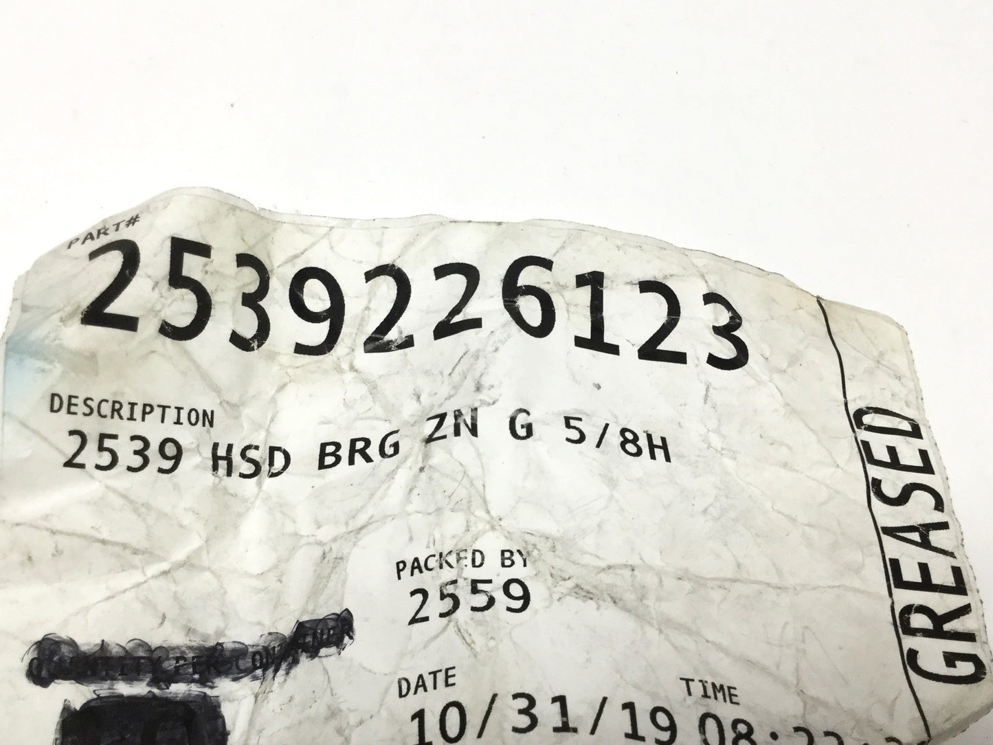 New – Open box Lot of 4 Frantz 2539 Flanged Press Fit Conveyor Bearings for Ø2.5" Tube 5/8" Hex