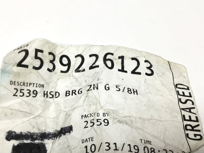 New – Open box Lot of 4 Frantz 2539 Flanged Press Fit Conveyor Bearings for Ø2.5" Tube 5/8" Hex