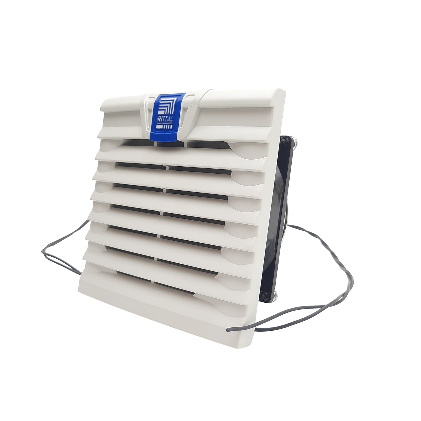 Used RITTAL SK 3237.200 Outlet Filter Vent Cover 116.5mm x 116.5mm, w/ 230VAC Fan