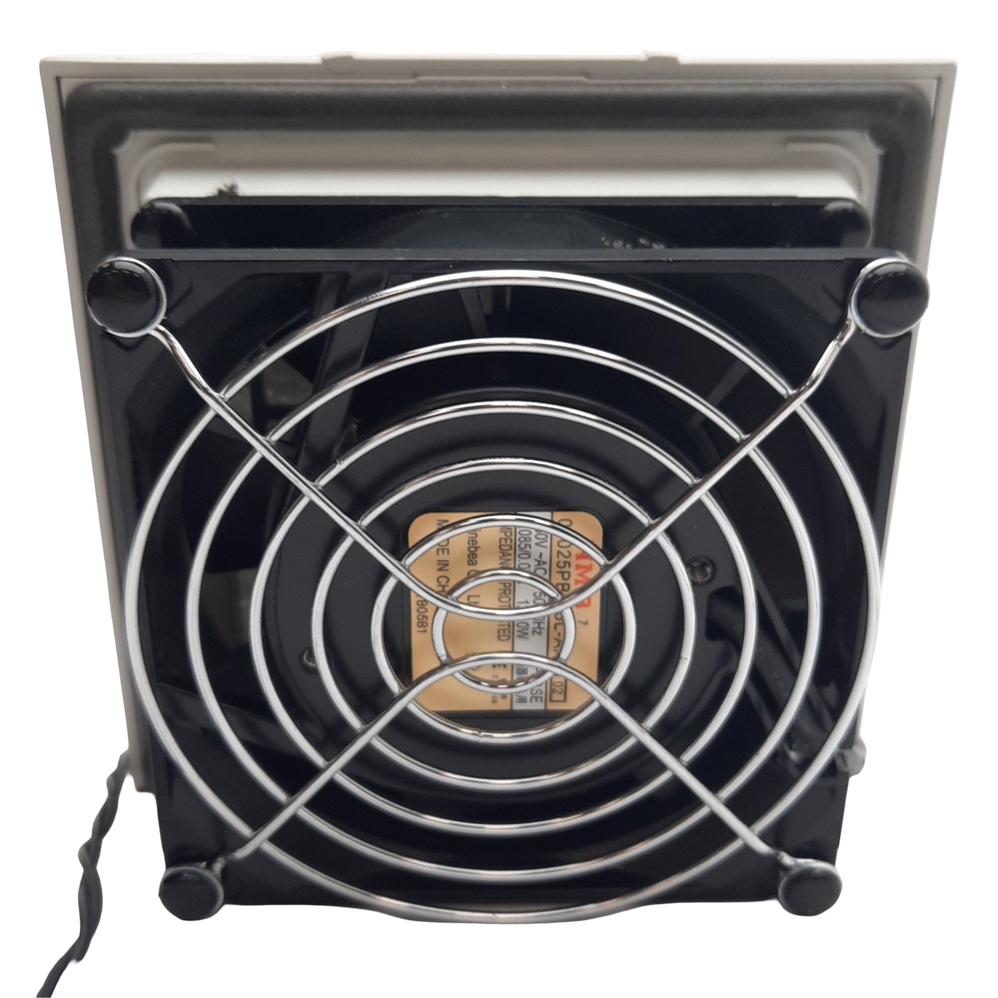 Used RITTAL SK 3237.200 Outlet Filter Vent Cover 116.5mm x 116.5mm, w/ 230VAC Fan