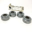 New – Open box Lot of 4 Frantz 2638 Press Fit Conveyor Roller Bearings for Ø2.5" Tube, 5/8" Hex