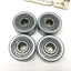 New – Open box Lot of 4 Frantz 2638 Press Fit Conveyor Roller Bearings for Ø2.5" Tube, 5/8" Hex