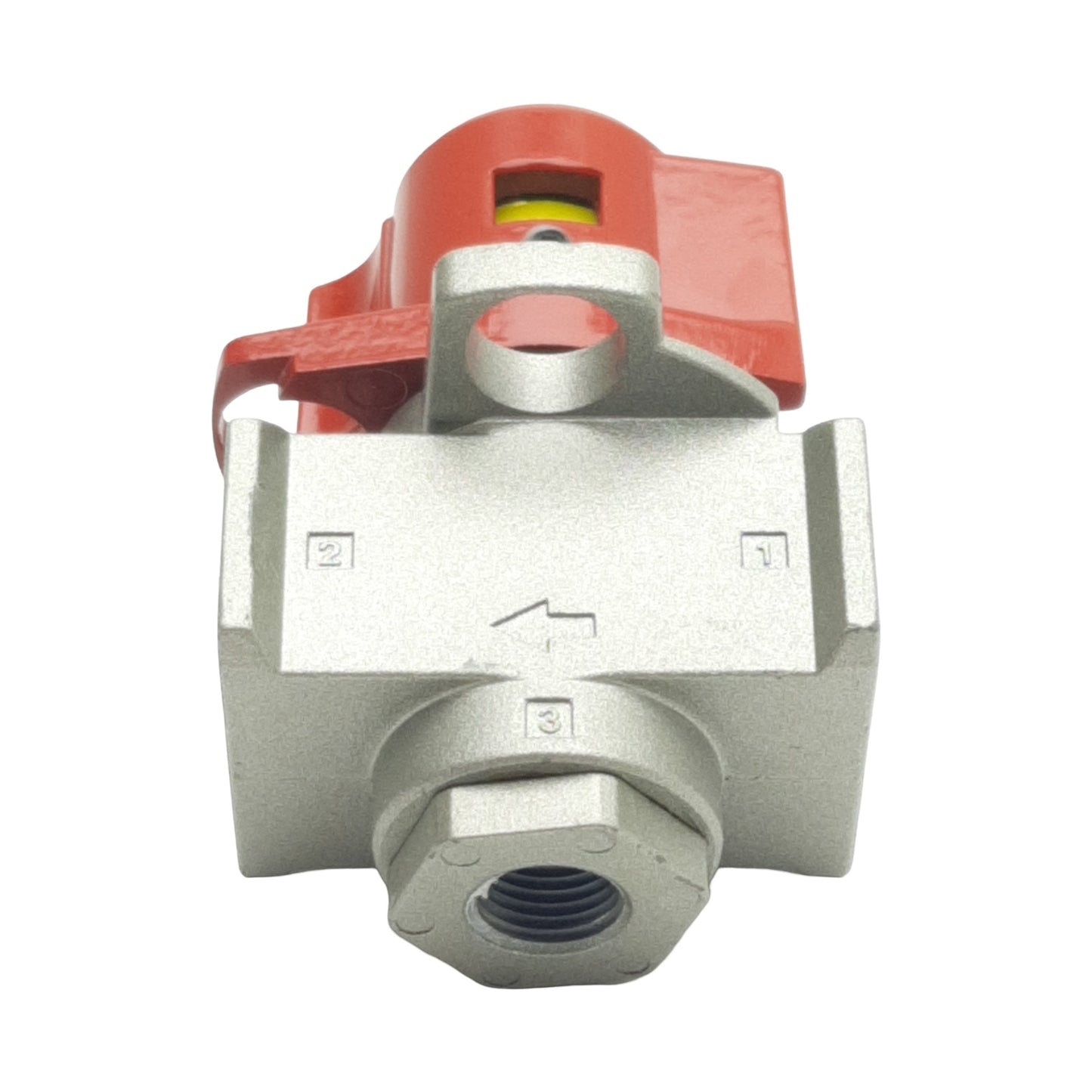 Used SMC VHS20-N02-Z Pressure Relief Valve, 1/4" x 1/4" x 1/8" NPT Female, 15-150psi