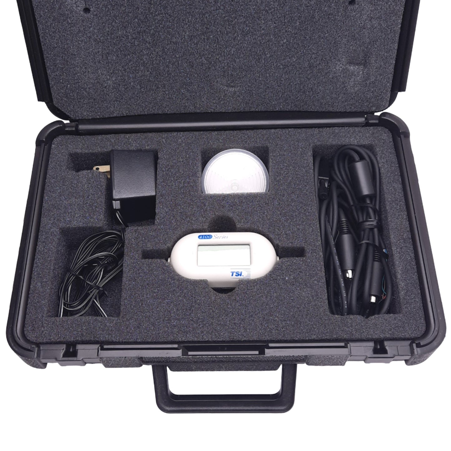 Used TSI 4140 A Mass Flow Meter, 0.01-20L/min, 1/4in Tube OD, 7.5VDC, 620kPa Max