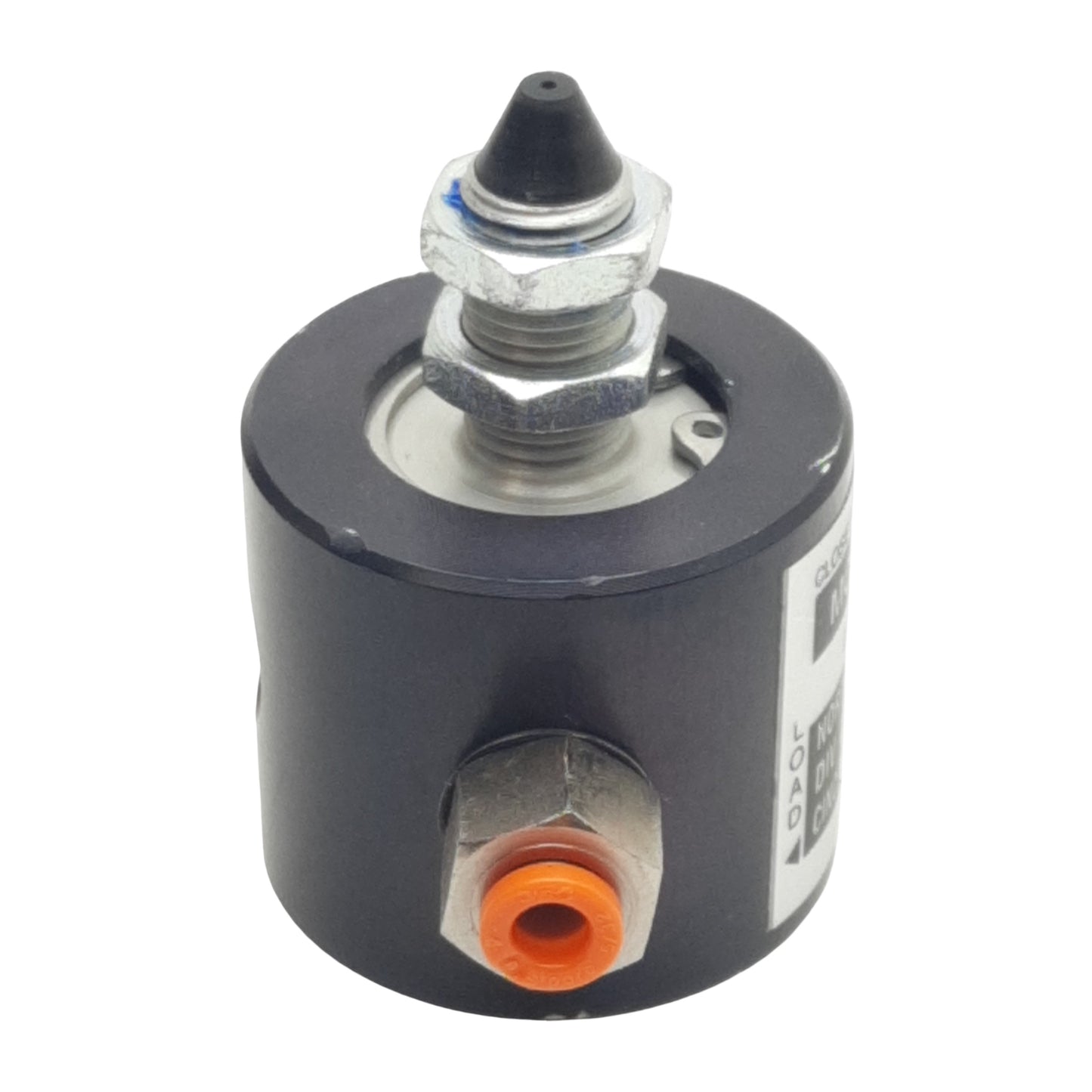 Used Northeast Fluidics 2011-1 Bulkhead Limit Valve, 30-100psig, 22scfm, 1/8in NPT