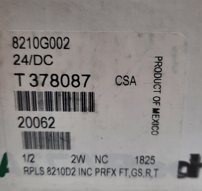 New ASCO 8210G002 Red Hat Solenoid Valve,1/2 in NPT, 2-Way NC,125 PSI, 24 VDC Coil