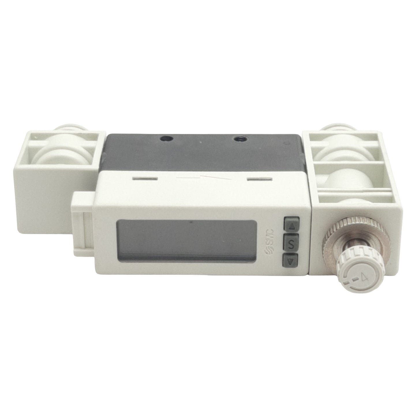 Used SMC PF2M721W-C8-E Digital Air Flow Sensor PNP 80mA 24/30VDC, 2-200L/min, 0.75MPa