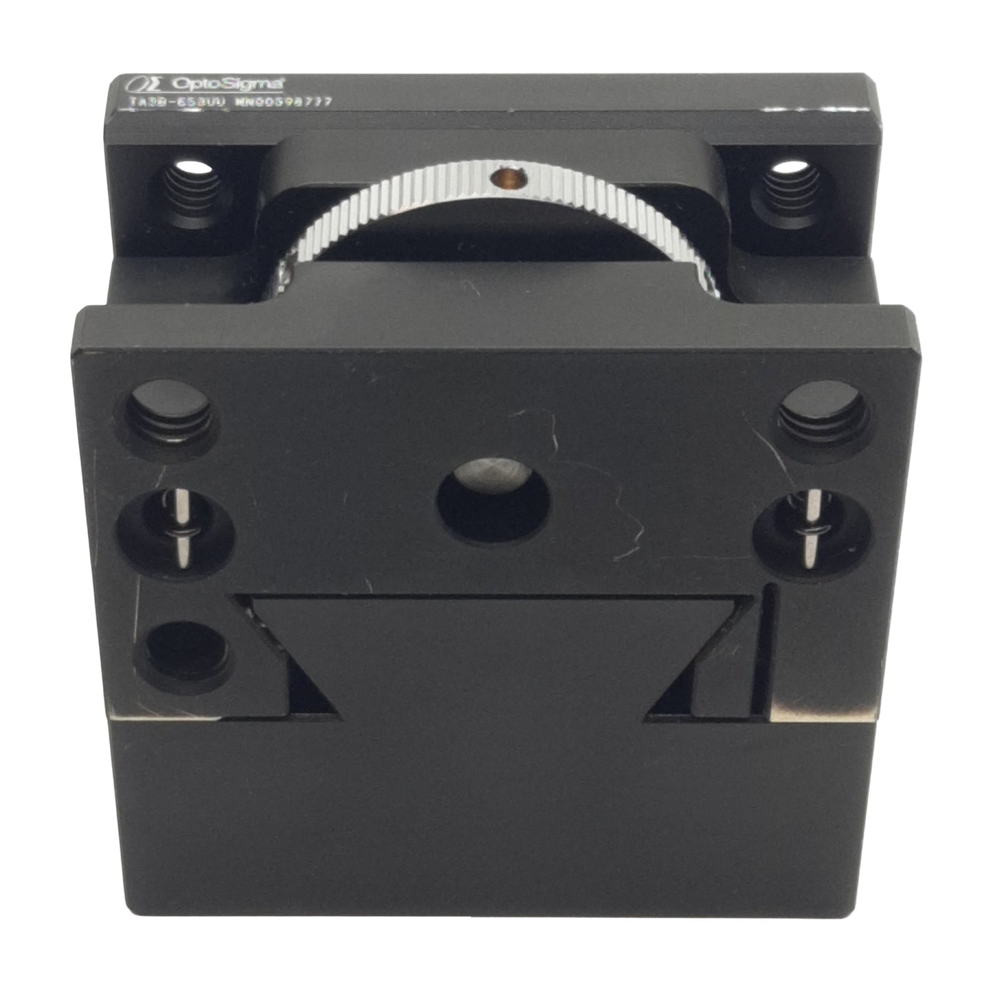 Used OptoSigma TASB-653UU Z-Axis Dovetail Stage, 7mm Travel, 98N Load, 65mm x 65mm