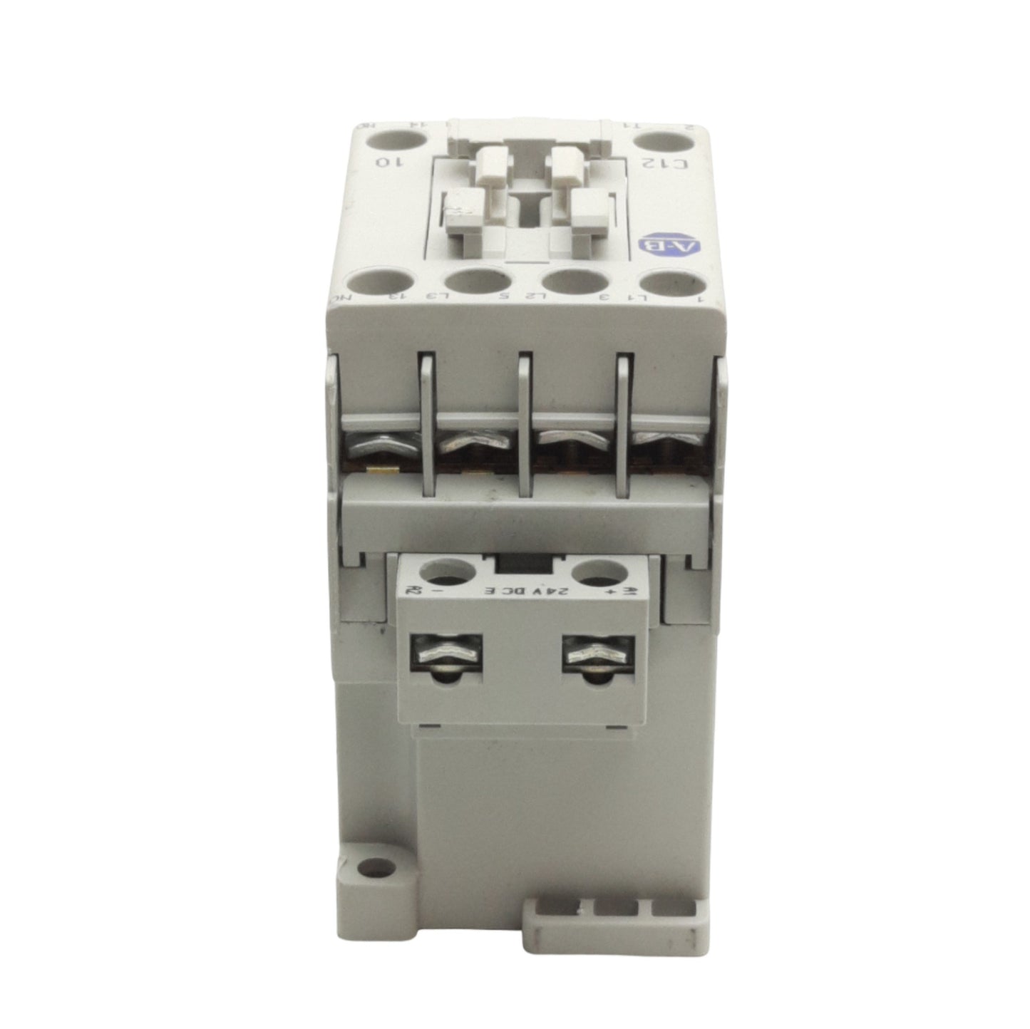 Used Allen Bradley 100-C12EJ10 Contactor, 3-Pole, 600VAC 12A, 24VDC Coil