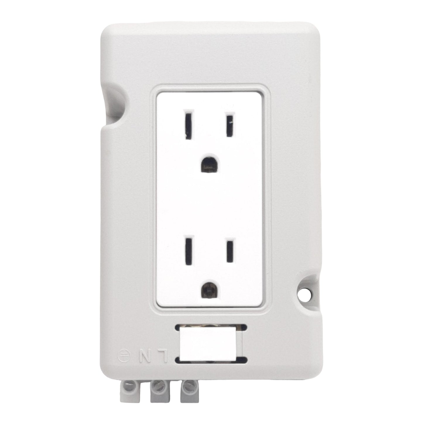 Used Allen Bradley 1492-REC15 Standard Duplex Receptacle, 15A 125VAC, DIN Rail