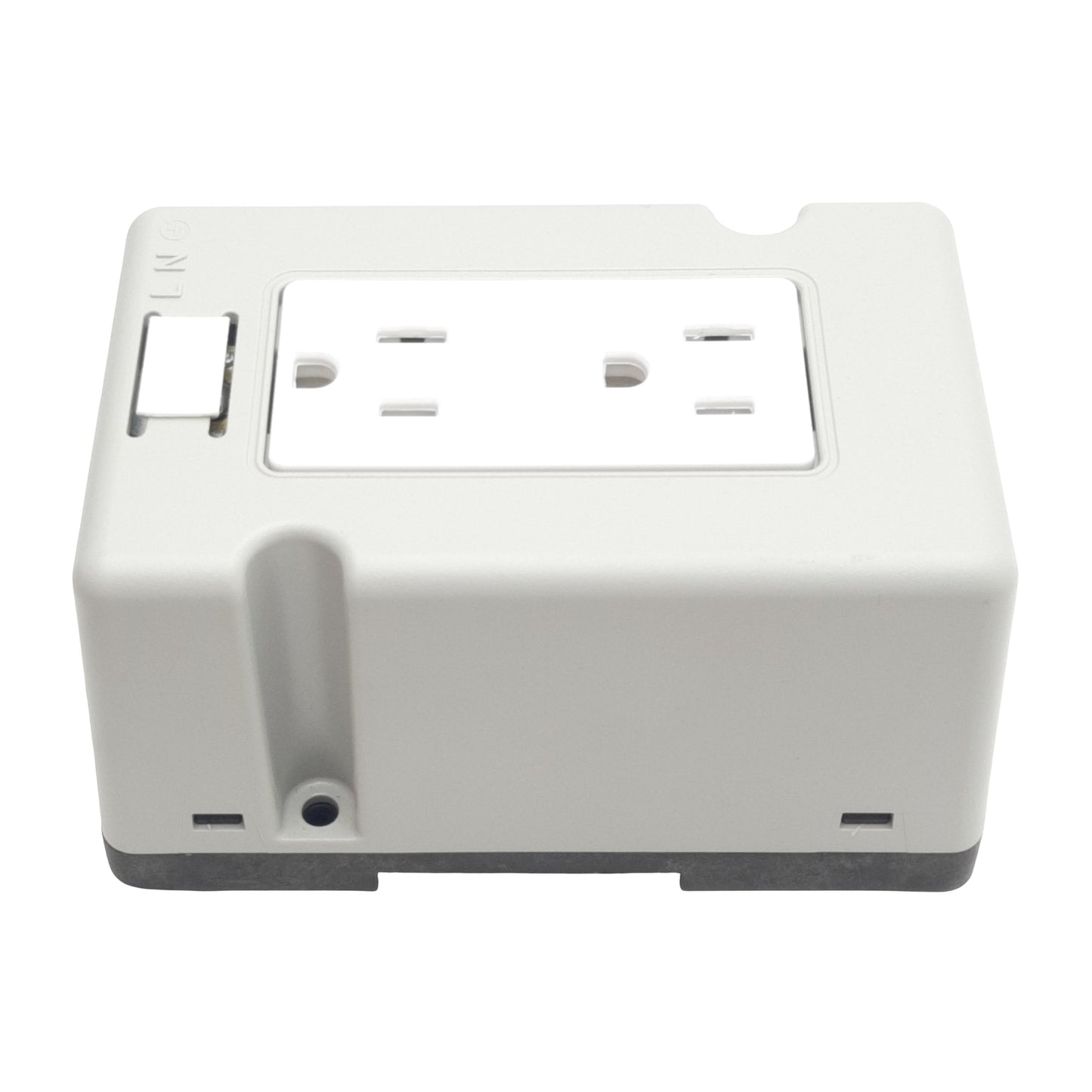 Used Allen Bradley 1492-REC15 Standard Duplex Receptacle, 15A 125VAC, DIN Rail