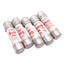 Used Lot of 5 Eaton Bussmann FWC-12A10F High Speed Midget Fuses, 12A 600VAC, Class aR