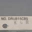Used Hubbell DRUB15CB5 Complete Unit-Duplex Receptacle, 2P/3W 15A 125VAC, DIN Rail