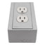 Used Hubbell DRUB15CB5 Complete Unit-Duplex Receptacle, 2P/3W 15A 125VAC, DIN Rail