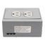 Used Hubbell DRUB15CB5 Complete Unit-Duplex Receptacle, 2P/3W 15A 125VAC, DIN Rail