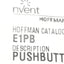 New nVent Hoffman E1PB Steel Pushbutton Enclosure, ø30.5mm, IP65, 89 x 83 x 70mm