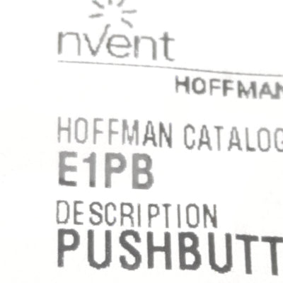 New nVent Hoffman E1PB Steel Pushbutton Enclosure, ø30.5mm, IP65, 89 x 83 x 70mm