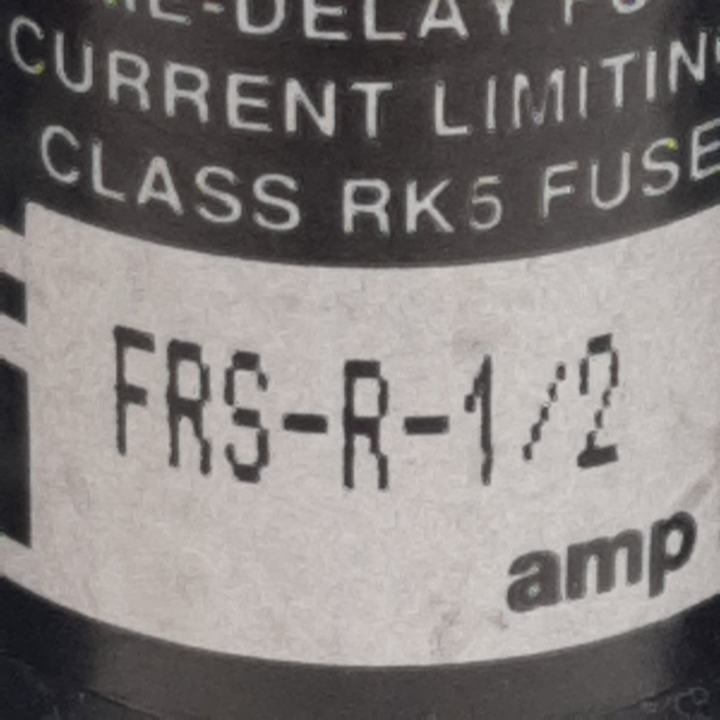 Used Lot of 3 Bussmann FRS-R-1/2 Time-Delay Duel Element Fuse, 1/2A 600VAC, Class RK5