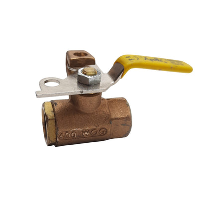 Used Apollo 75-103-41 Ball Valve, 1/2 in F NPT x 1/2 in F NPT, 600 WOG, 600 PSIG Max