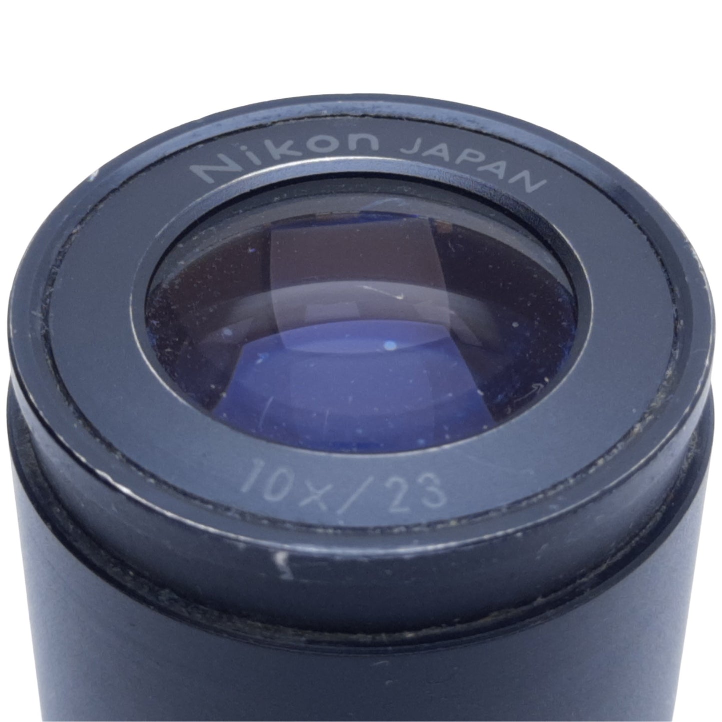 Used Nikon A123459 SM Microscope Eye Piece, 10x/23 Insert Size: 30mm, 10x *Scratched*