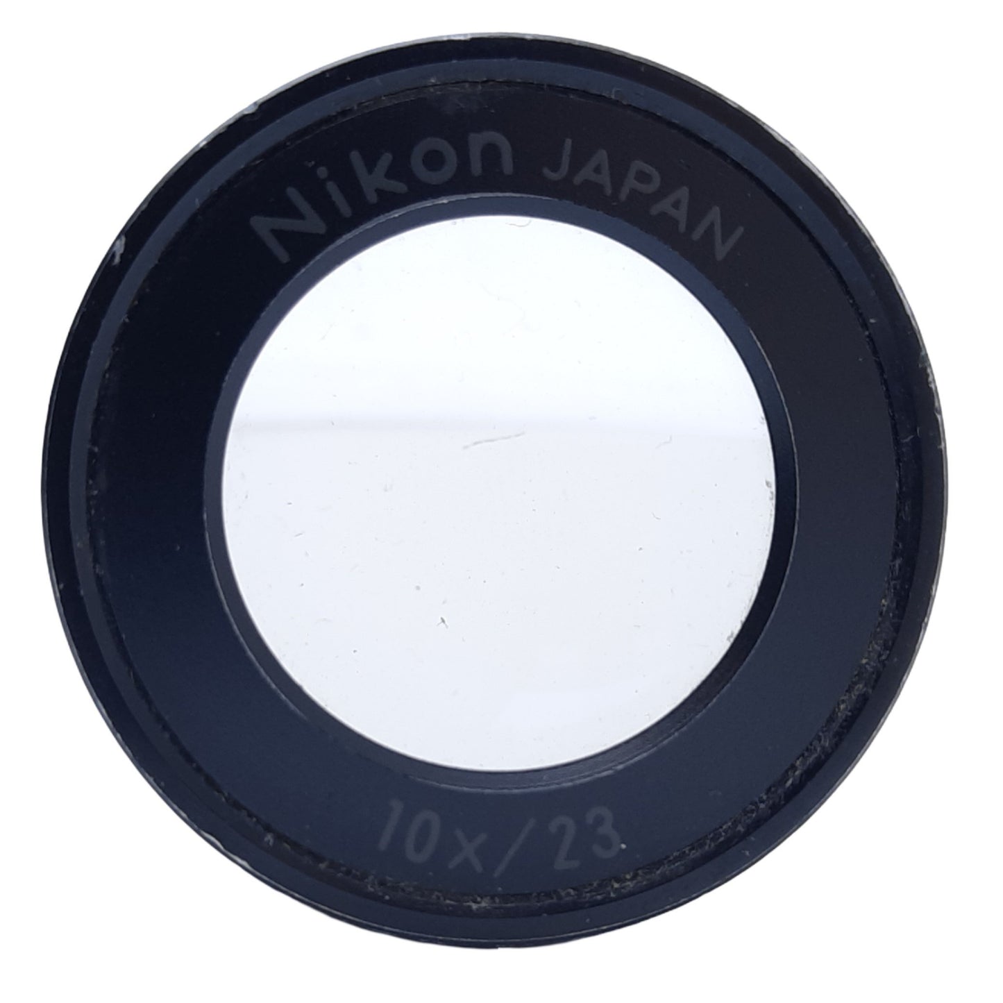 Used Nikon A123459 SM Microscope Eye Piece, 10x/23 Insert Size: 30mm, 10x *Scratched*