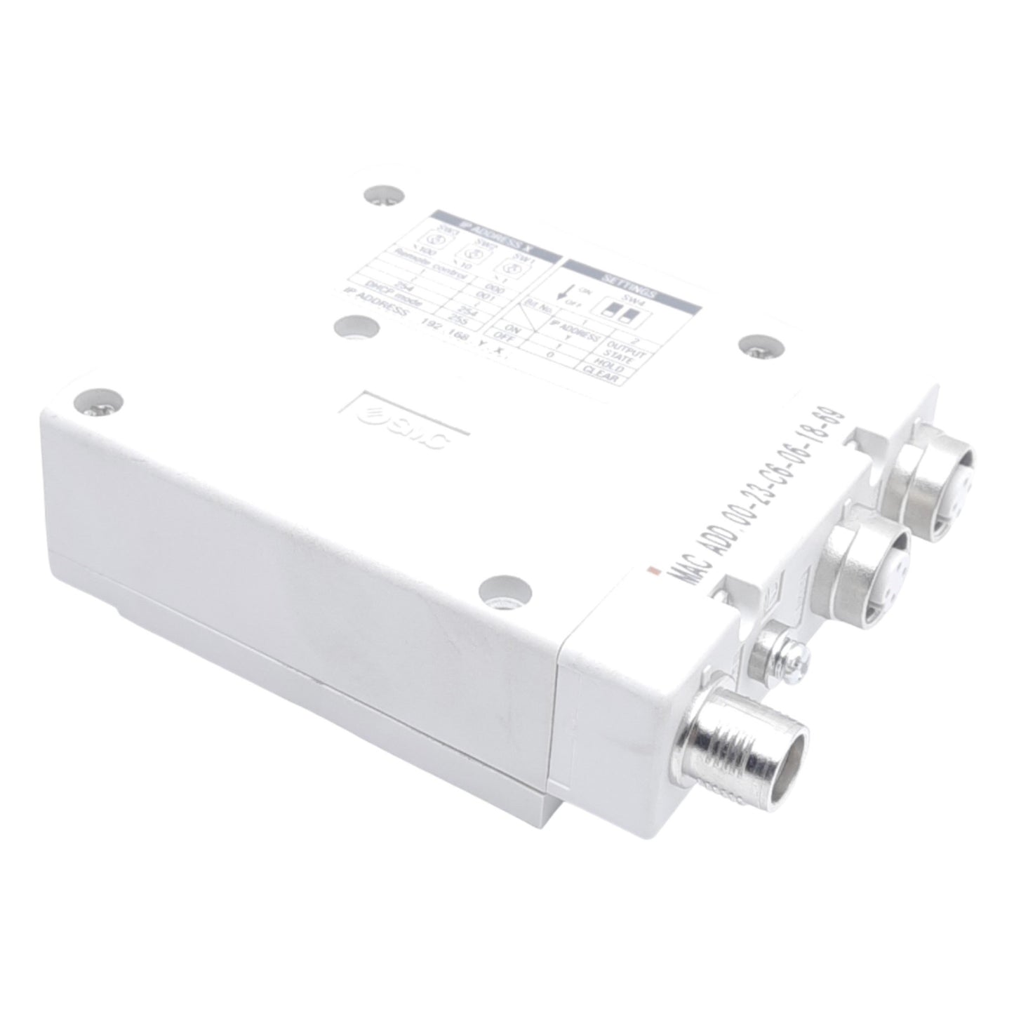 Used SMC EX260-SEN1 EX300 Serial Interface Unit, EtherNet, 32-Output, M12, 24VDC