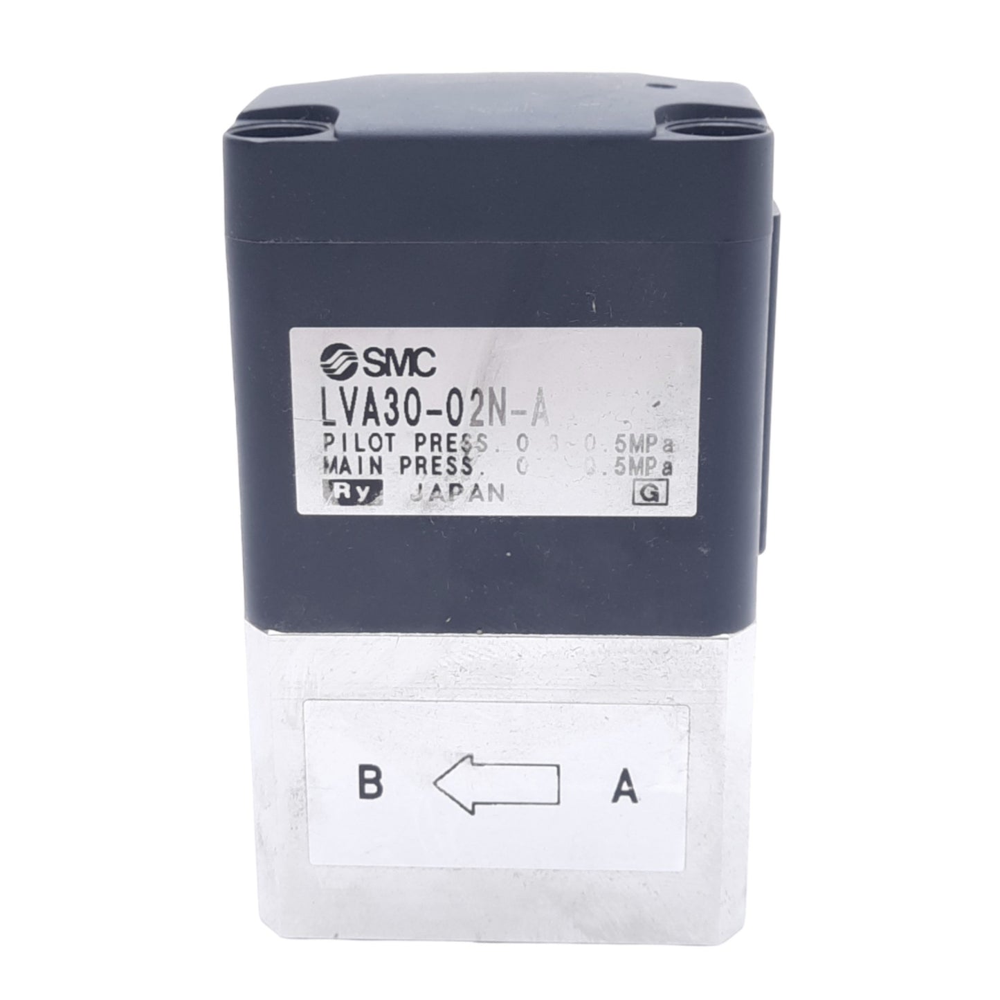 Used SMC LVA30-02NA High Purity Chemical Valve, ø8mm, 1/4in NPT, N.C., 0-0.5MPa