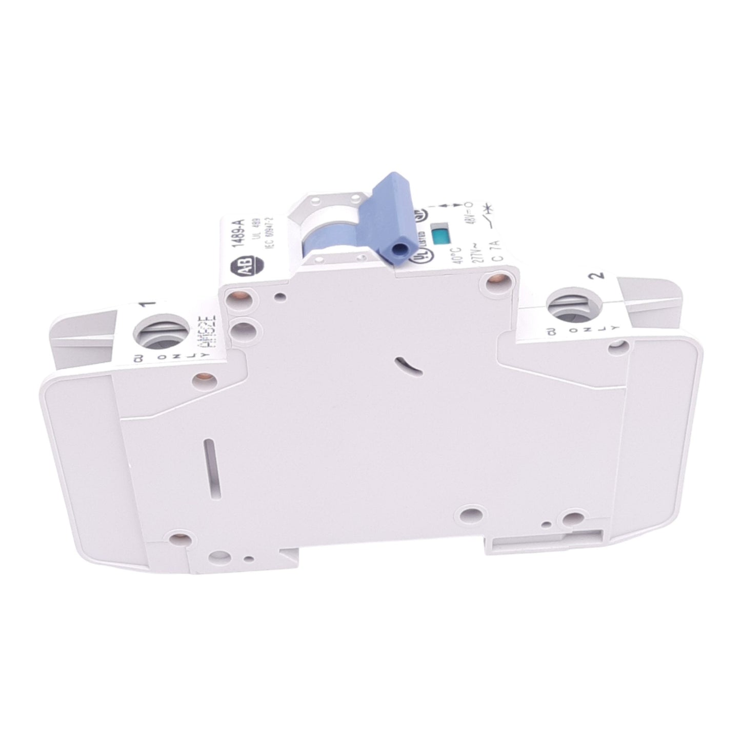 Used Allen Bradley 1489-A1C070 Miniature Circuit Breaker, 1-Pole, 7A, 277VAC/48VDC