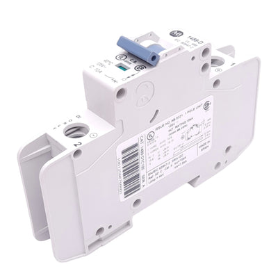 Used Allen Bradley 1489-D1C100 Miniature Circuit Breaker, 1-Pole, 10A, 125/250VDC
