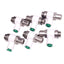 Used Lot of 6 SMC AS2201F-G02-06W2-X395 Speed Control Fittings, ø9mm P2C, G 1/4"