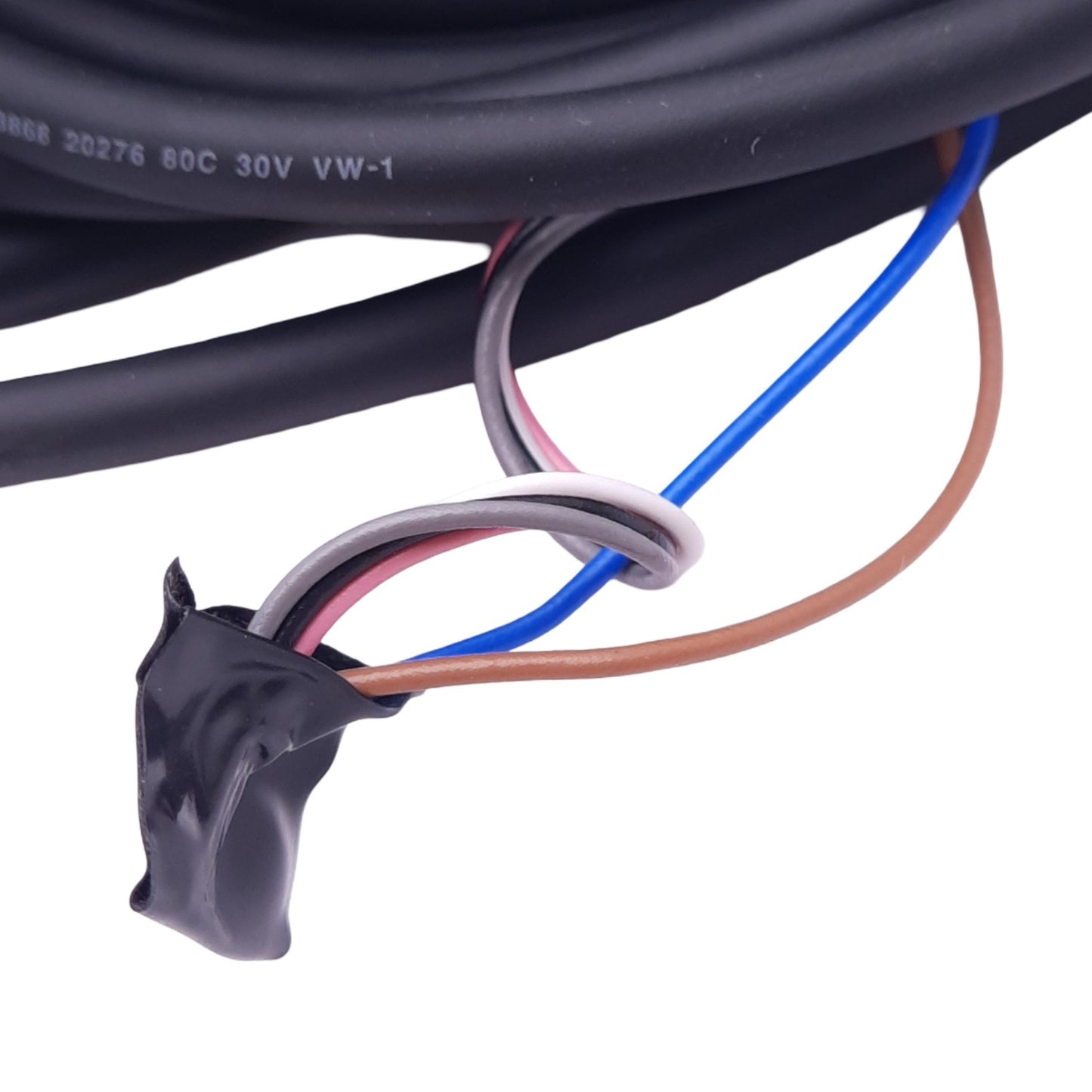 Used Keyence FD-HCB10 Power Supply Cable, M12 8-Pin Female to Flying Leads, 8m Length