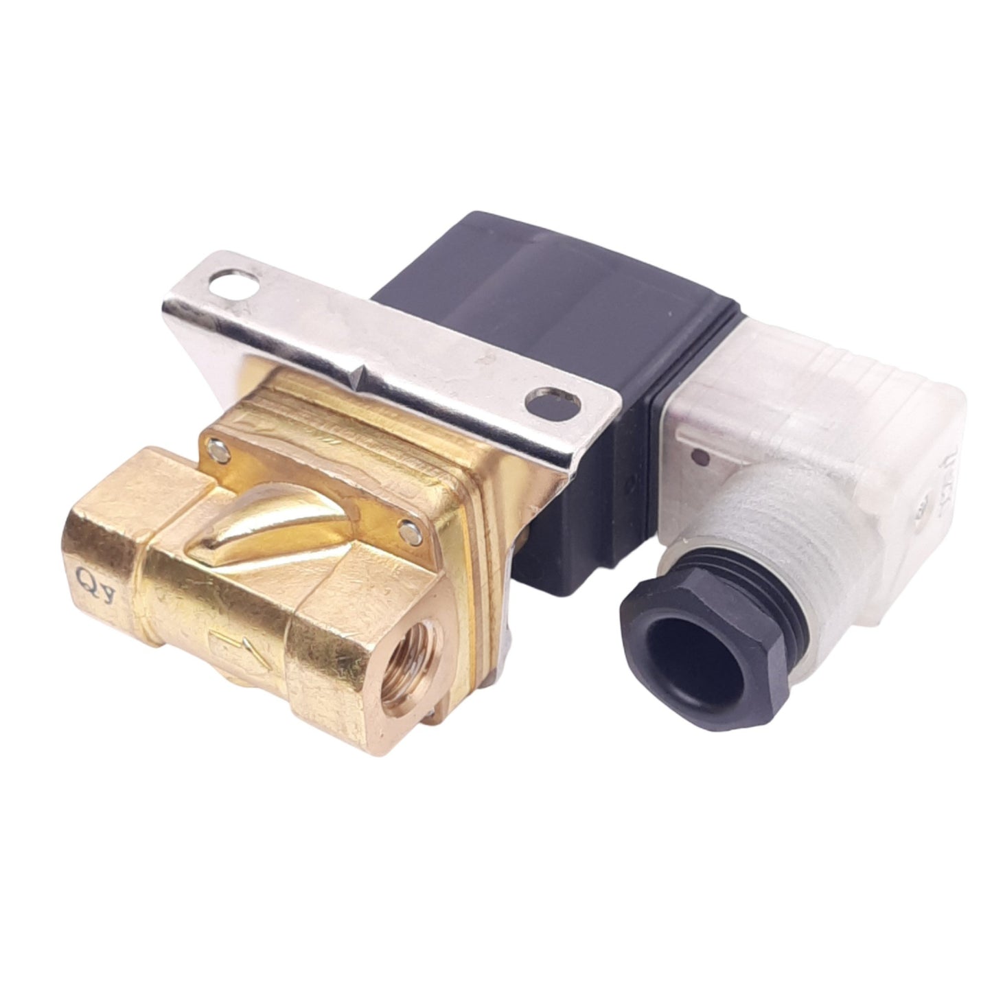 Used SMC VXZ2230-02-5DZ1-B Solenoid Valve, 1/4in NPT, N.C., 0.7Mpa, 24VDC Coil