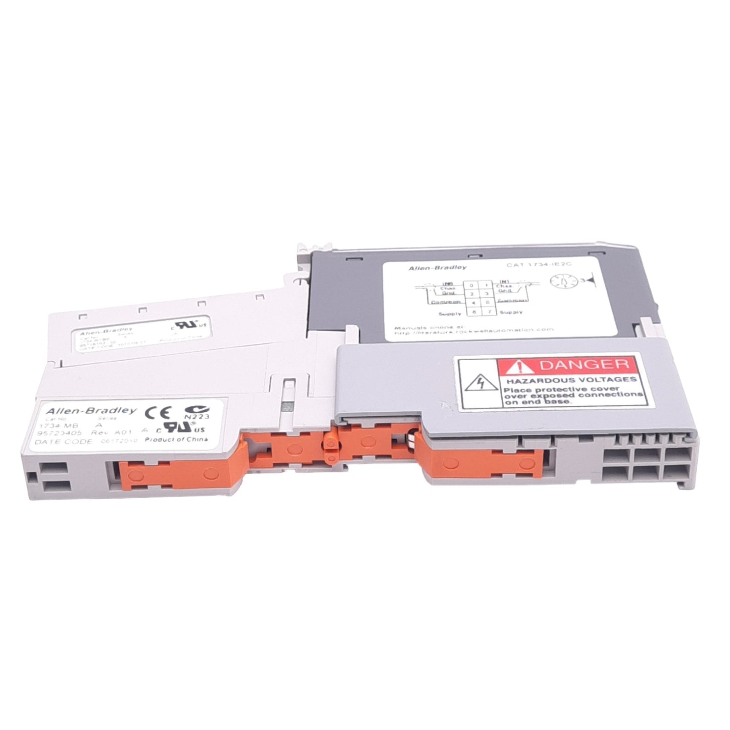 Used Allen Bradley 1734-IE2C POINT I/O Analog Input Module, 2-Input 4-20mA, 24VDC