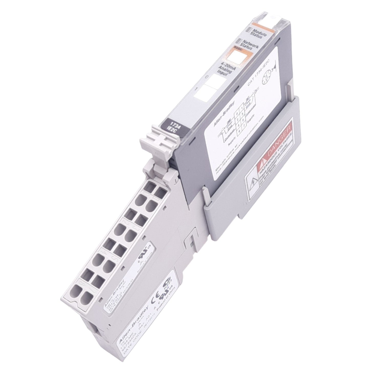 Used Allen Bradley 1734-IE2C POINT I/O Analog Input Module, 2-Input 4-20mA, 24VDC