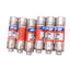 Used Lot of 6 Ferraz Shawmut ATQR3 AMPTRAP Time Delay Fuses, 3A, 600VAC, Class CC