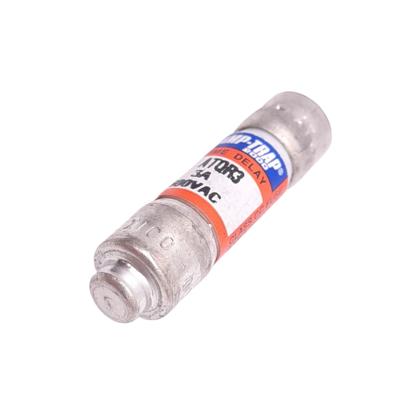 Used Lot of 6 Ferraz Shawmut ATQR3 AMPTRAP Time Delay Fuses, 3A, 600VAC, Class CC