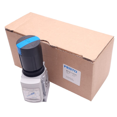 New Festo MS4-LR-1/4-D6-AS Pressure Regulator, G1/4, 0.3-7bar Set, 14bar Max