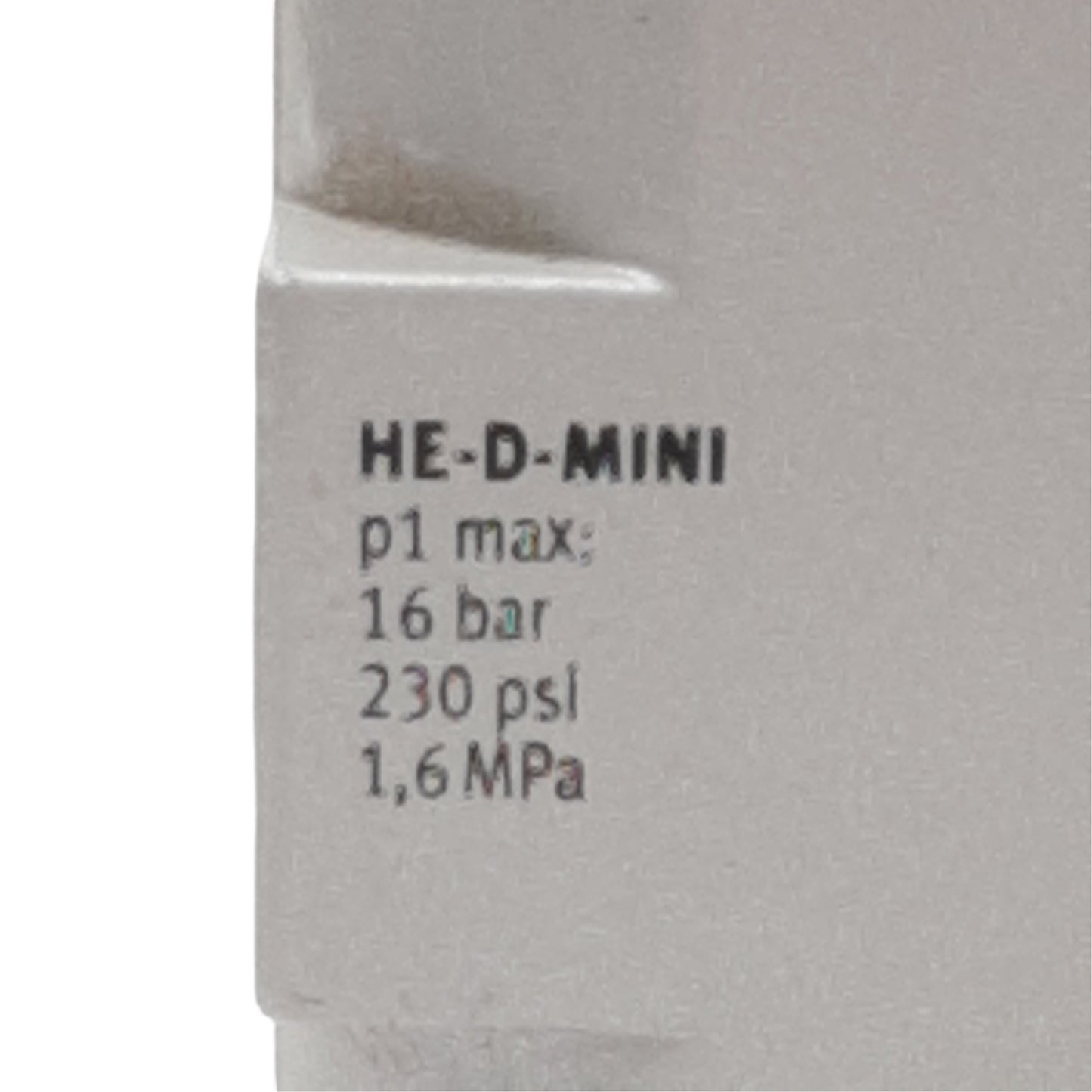 Used Festo HE-D-MINI On/Off Manual Piston Gate Valve, 3/2-Way, 0-16bar, G1/8in Ports