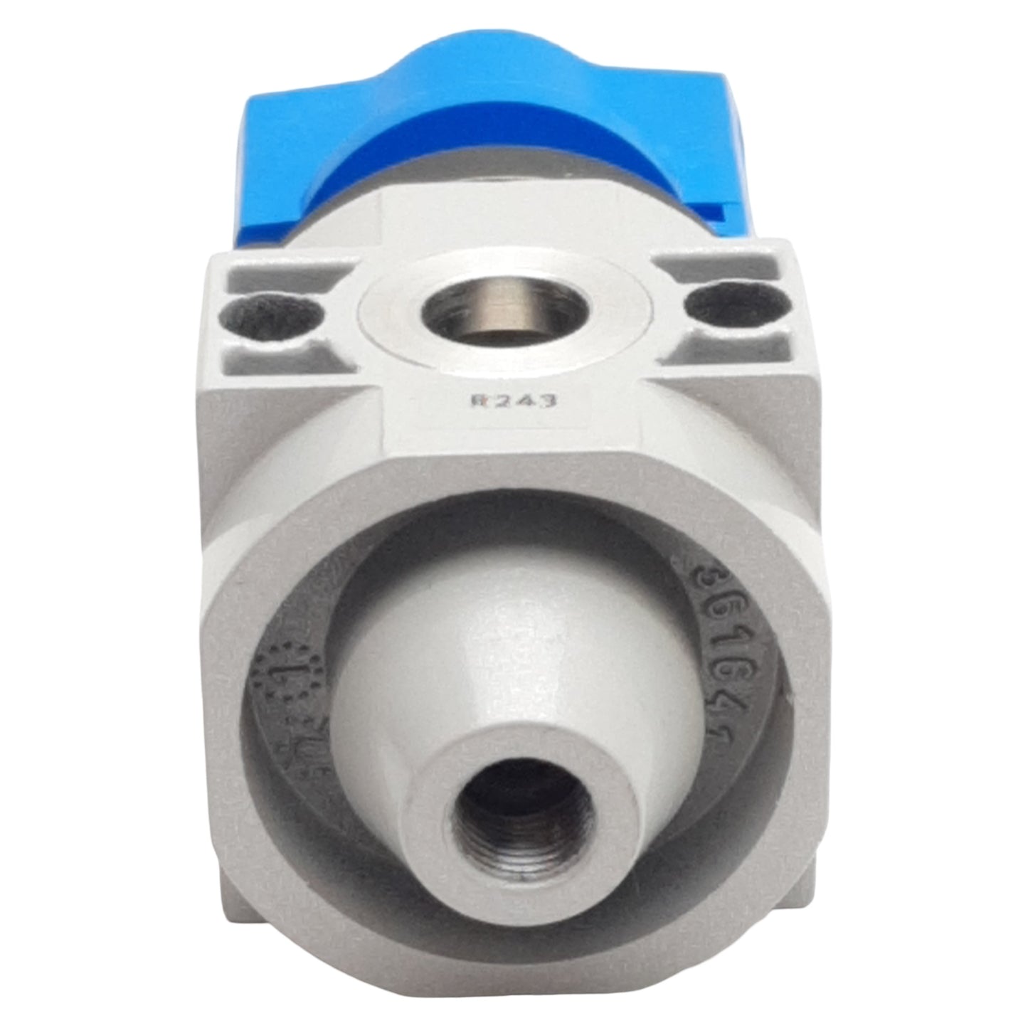 Used Festo HE-D-MINI On/Off Manual Piston Gate Valve, 3/2-Way, 0-16bar, G1/8in Ports