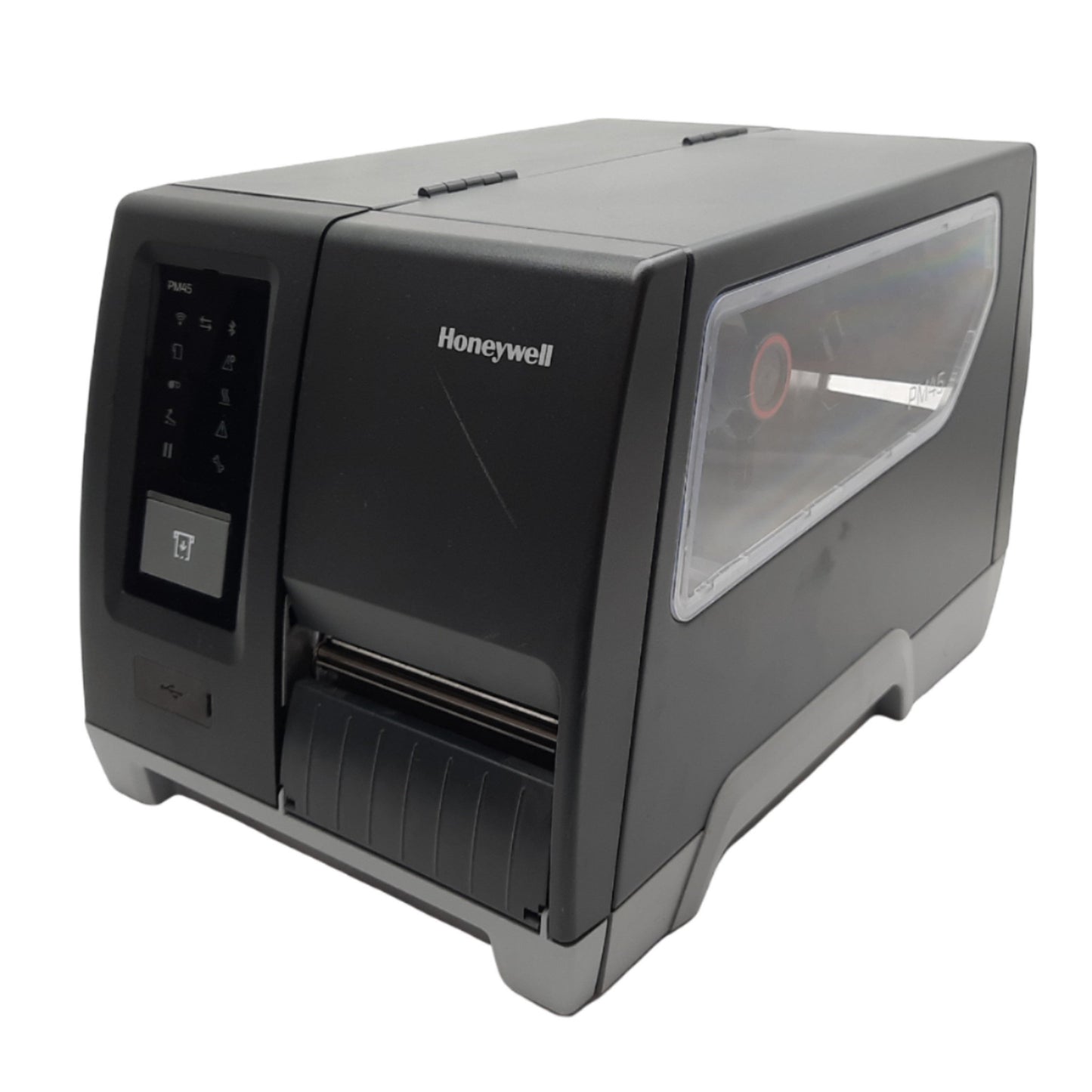Used Honeywell PM45A00000000201 Label Printer, 203 dpi 100 to 240V AC *No Print Head*