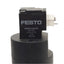 Used Festo HEE-D-MINI-24 On/Off Solenoid Valve 3/2-Way, 2.5-16bar, G1/8in, 24VDC Coil