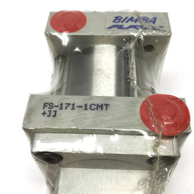 New Bimba FS-171-1CMT Flat-1 Pneumatic Cylinder 1.5" Bore, 1" Stroke, Pivot Mount