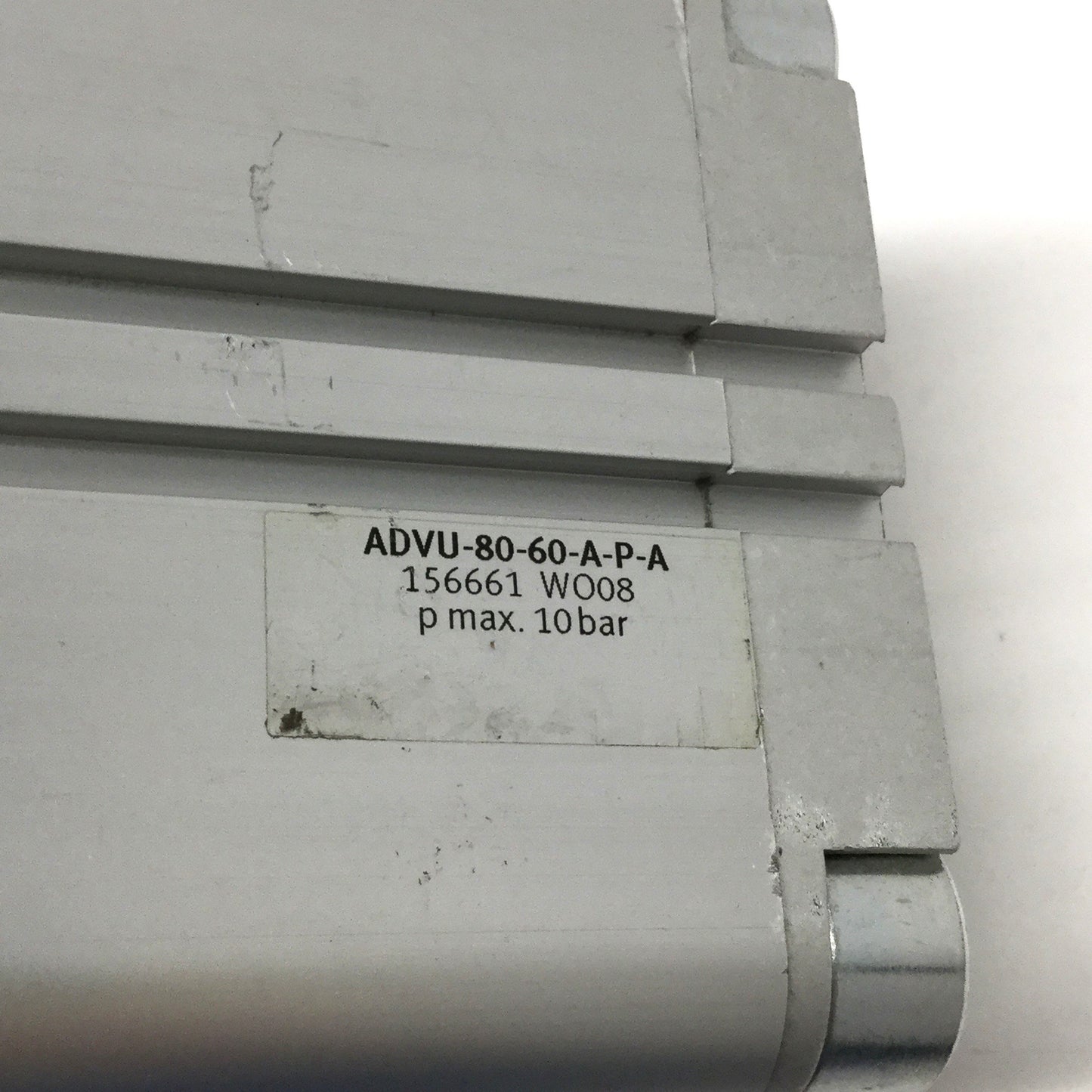 Used Festo ADVU-80-60-A-P-A Compact Pneumatic Air Cylinder 80mm Bore, 60mm Stroke
