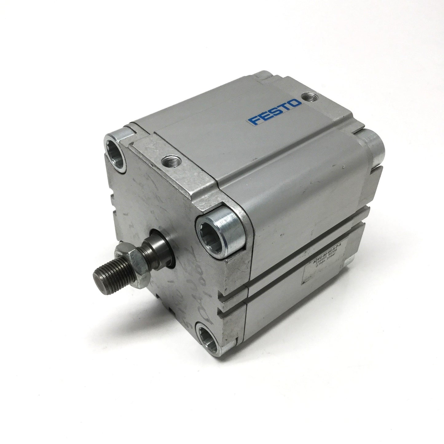 Used Festo ADVU-80-60-A-P-A Compact Pneumatic Air Cylinder 80mm Bore, 60mm Stroke